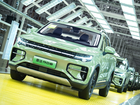 Geely RD6 Pure Electric Pickup Truck 4 Door 5 Seat Body Structure ABS System Included