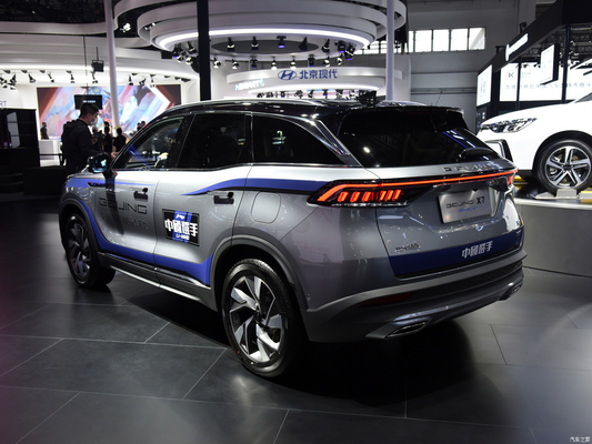 124KW Total Motor Power Baic Beijing X7 PHEV Plug in Hybrid SUV Car with Left Drive