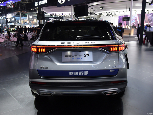 124KW Total Motor Power Baic Beijing X7 PHEV Plug in Hybrid SUV Car with Left Drive
