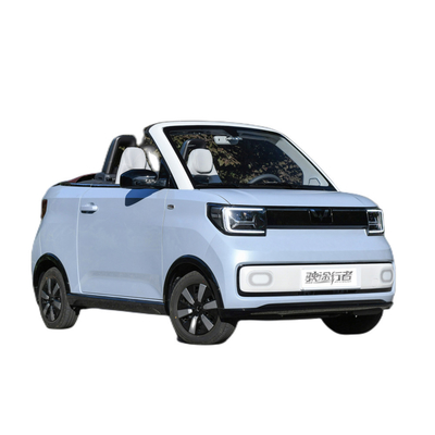 Wuling Mini Electric Cabriolet Car 4 Seats 925Kg Curb Weight 2door 2Seats Body Structure