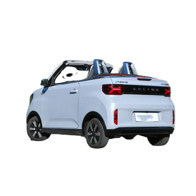 Wuling Mini Electric Cabriolet Car 4 Seats 925Kg Curb Weight 2door 2Seats Body Structure
