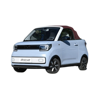 Wuling Mini Electric Cabriolet Car 4 Seats 925Kg Curb Weight 2door 2Seats Body Structure
