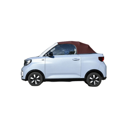 Wuling Mini Electric Cabriolet Car 4 Seats 925Kg Curb Weight 2door 2Seats Body Structure
