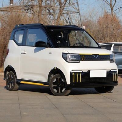 Budget-Friendly Mini Electric Cars Wuling Hongguang Mini EV LED Headlight 200km 300km