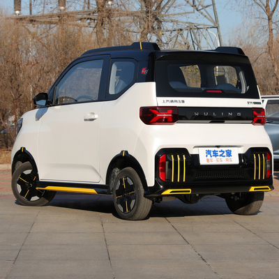 Budget-Friendly Mini Electric Cars Wuling Hongguang Mini EV LED Headlight 200km 300km