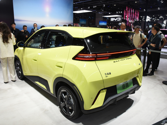 55KW Total Motor Power BYD Seagull Flying Auto Electrico EV Electric Car 405km CLTC