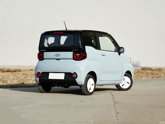 Chery QQ Ice Cream EV Mini Electric Car 3 Door 4 Seats Top Speed 100 KM/h for Adult