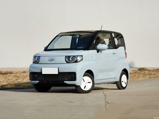 Chery QQ Ice Cream EV Mini Electric Car 3 Door 4 Seats Top Speed 100 KM/h for Adult