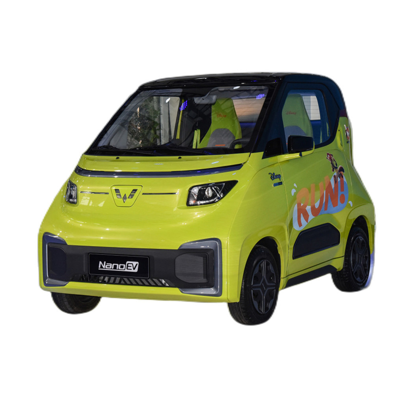 Wuling Nano Nick Ev 2 Seats 4wheel Electric Car Adult 305km Range Fast Charge 4.5H/13.5H