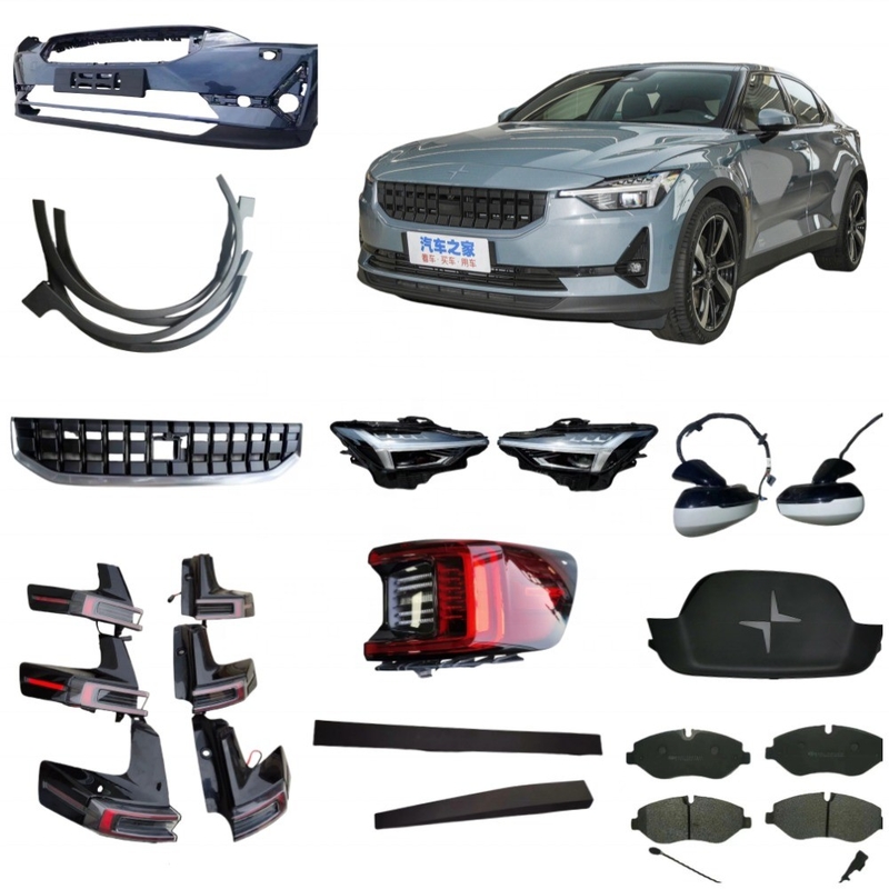 POLESTAR 2 Car Wheels Headlight Tail Light Bumper Hood Brake Pads Original Auto Spare Parts