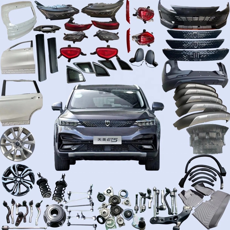 100% Skyworth Et5/EV6 Original Auto Accessories Screen Air Filter Body Kit Bumpers Shock Absorber Headlight Door Car Spare Parts