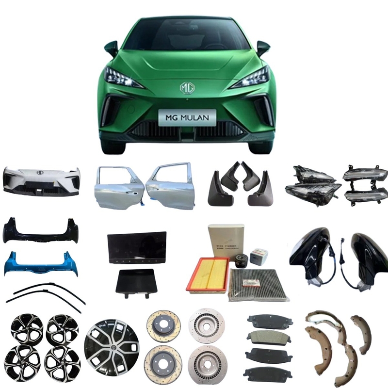 MG4 EV Mulan Car Spare Parts Front Bumper Headlight Break Pads Body Kit Shock Absorber