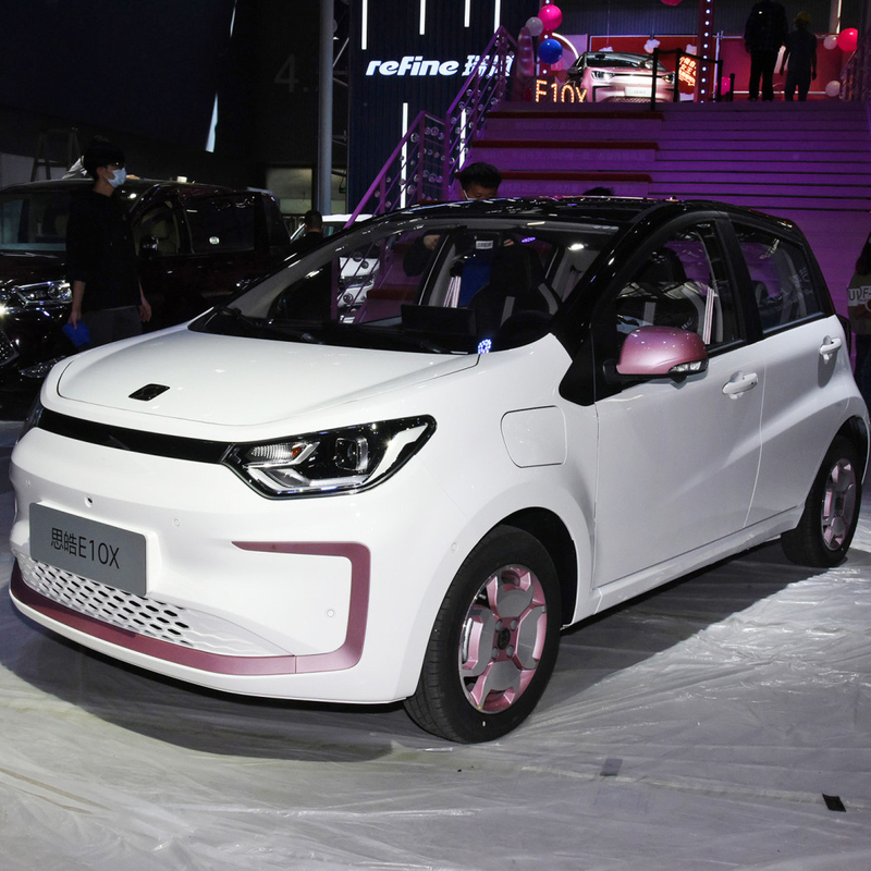 JAC Sehol E10X Flower Fairy Mini Electric Car From With 1100kg Curb Weight For Adults