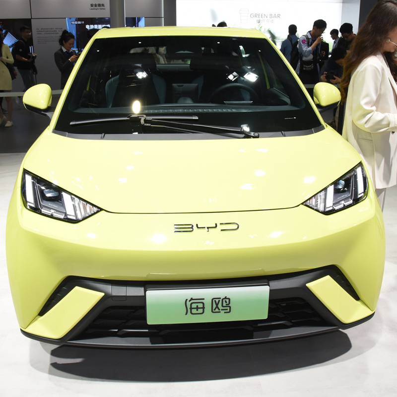 55KW Total Motor Power BYD Seagull Flying Auto Electrico EV Electric Car 405km CLTC
